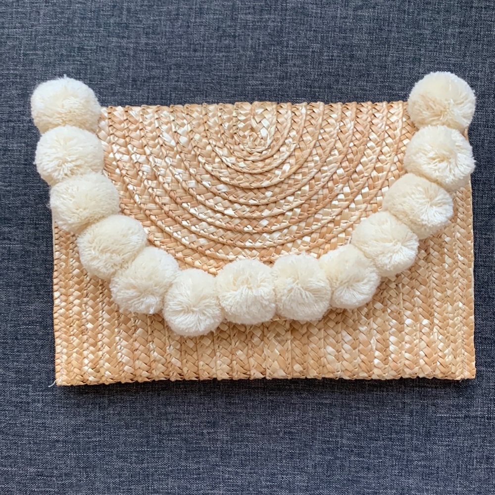 Shiraleah Natural Colored Woven Clutch Purse